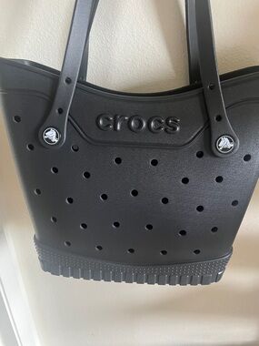 CROCS Black Classic Jibbitz-Ready Tote